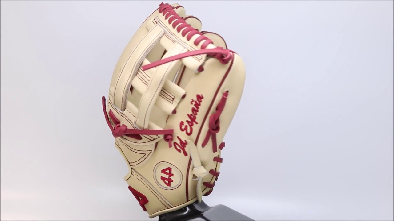 44 Pro Custom Baseball Glove Signature Series Blonde Maroon H web YouTube