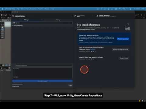 Connect a Unity Project to GitHub with GitHub Desktop