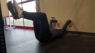 Wall Deadbug Hold