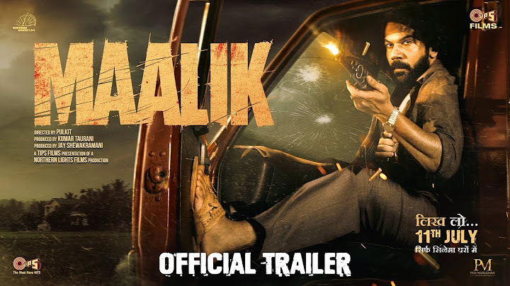 Maalik Trailer