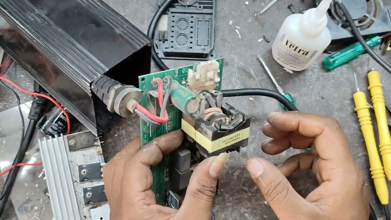 84 volt 10 amp charger repairing detail