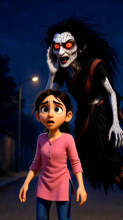 Pakora Wali Chudail 🧟 #bhoot #horrorstories #cartoon