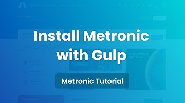 Install Metronic with Gulp - Metronic 8 Admin Template