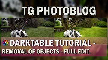 Darktable Tutorial - How to retouch, Clean up and remove objects