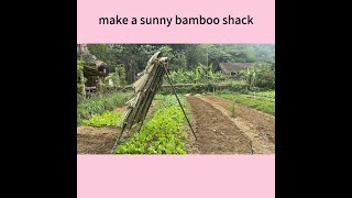 How to make a bamboo shack
