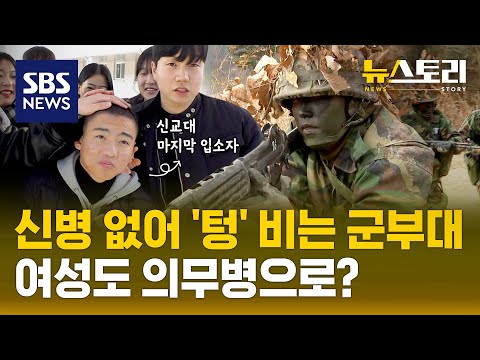 나라는 누가 지키나?..'병력 절벽' 현실로 (뉴스토리) / SBS