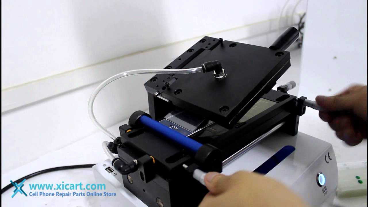 MT OCA Film Laminating machine built in Vacuum Pump - YouTube