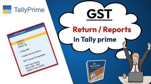 Gst reports in tally prime ||