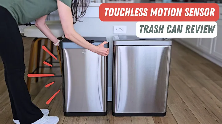 The BEST Automatic Trash Can - Touchless Motion Sensor Kitchen Garbage Review