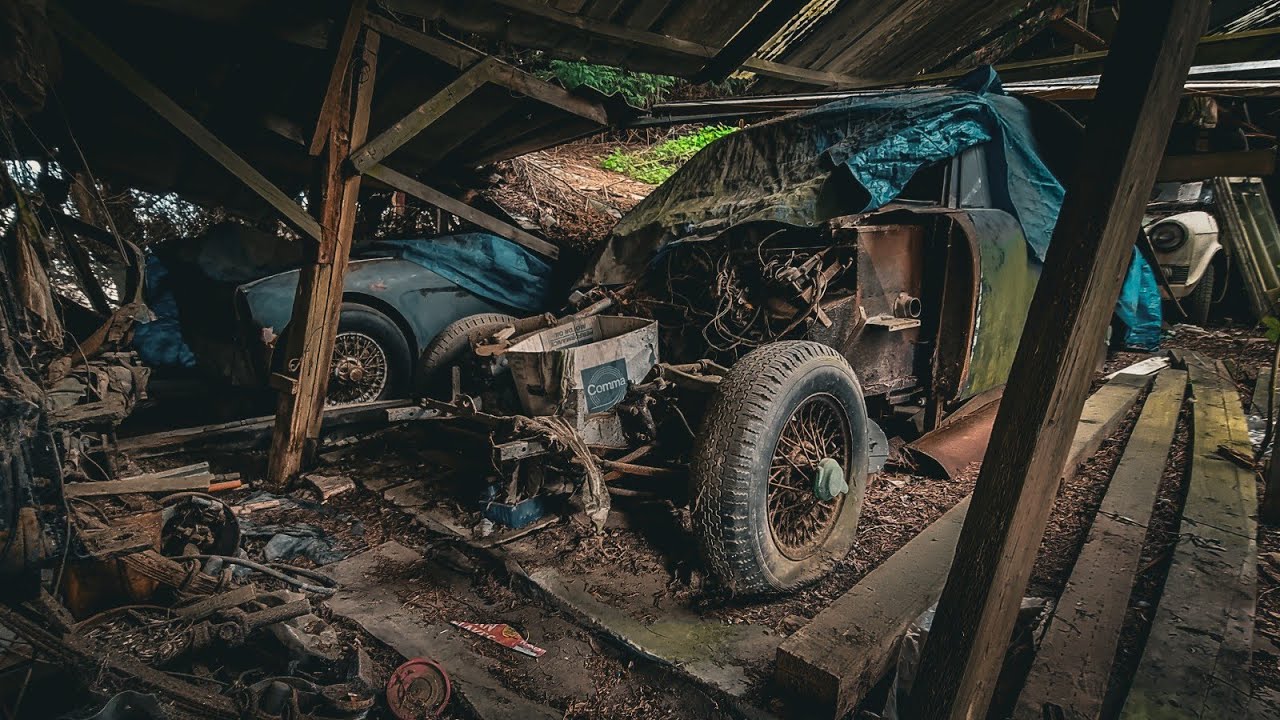 Collapsed BARN FIND Crushing OVER 30 CLASSIC Cars HEARTBREAKING - YouTube