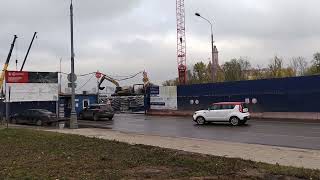 видео: Выгрузка грунта и новые тюбинги на площадке Остров Мечты Бирюлёвской линии  картинка: Выгрузка грунта и новые тюбинги на площадке Остров Мечты Бирюлёвской линии
