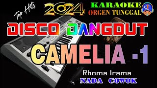 Camelia -1 || Rhoma Irama - Karaoke Disco Dangdut Orgen Tunggal - Nada Cowok