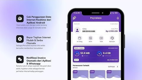 Aplikasi Android Billing ISP & RTRW Net Sisi Pelanggan