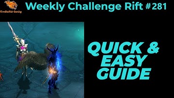 Diablo 3: NA Challenge Rift #281 - Quick & Easy Guide - Maps & Everything you need for a quick time!