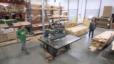 Shuffleboard Table Manufacturing: The Process of Ripping Wood