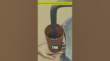 How The First Vending Machine Worked 🤔 #facts #3danimation #sciencefacts