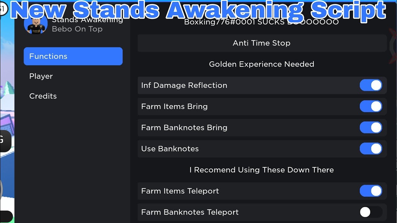 Arceus X Stand Awakening Script YouTube