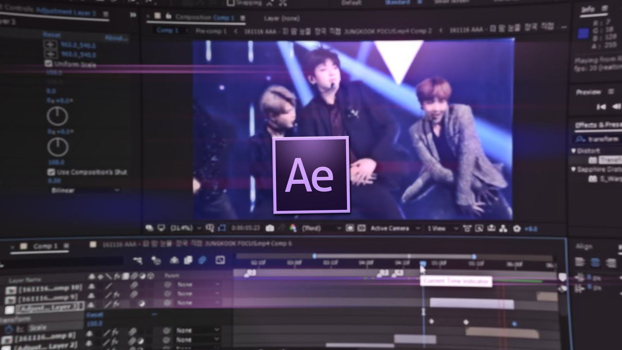Watch me edit + Mini Tutorial │ After Effects - YouTube