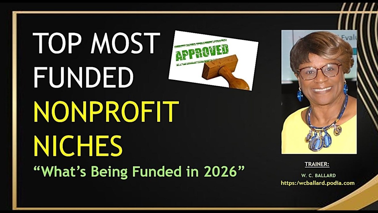 TOP 9 MOST FUNDED NICHES AND FOCUS AREAS IN 2026 FOR NONPROFITS AND OTHER BUSINESSES.
