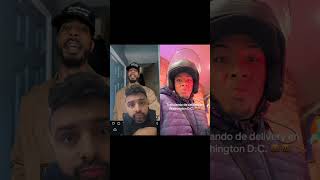 Greg Harris of Canna Coffee Ice Cream Cafe in DC being RACIST to a delivery driver!