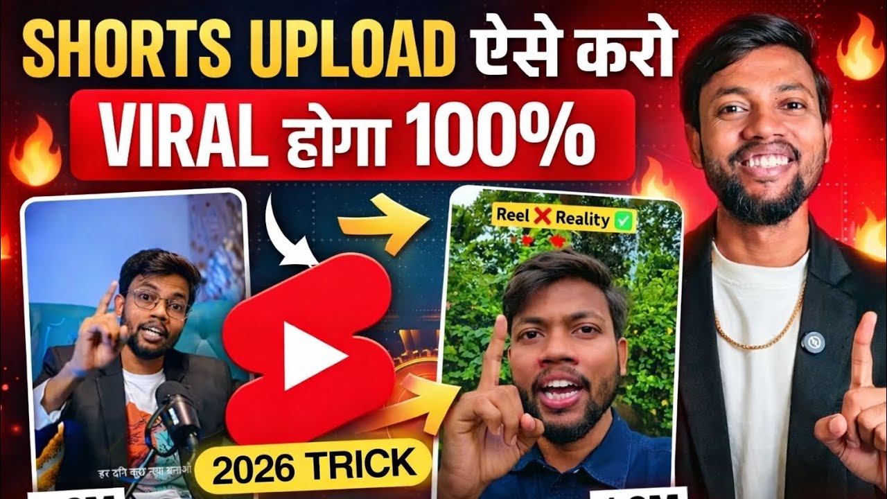 Shorts upload ऐसे करो Viral होगा 100% 🚀 | 2026 YouTube Shorts Trick 