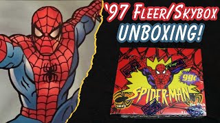 Opening a Sealed Box of 1997 Spider-Man International Cards