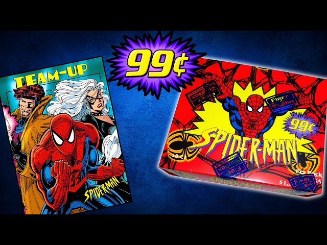 Opening a Sealed Box of 1997 Spider-Man International Cards