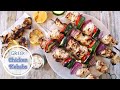 Greek Chicken Kebabs-  Mediterranean Shish kebabs