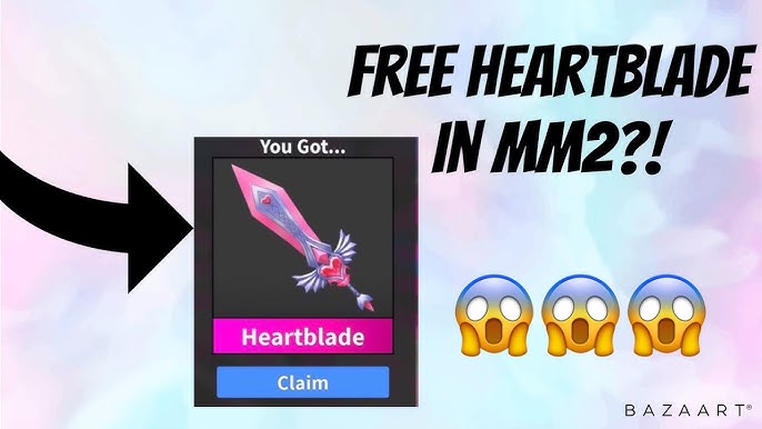 HOW TO GET THE NEW HEARTBLADE GODLY UNBOXABLE IN ROBLOX MM2!!