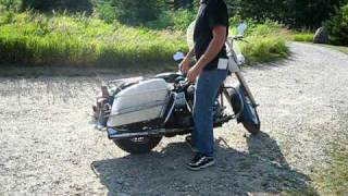 kick starting a 65 panhead