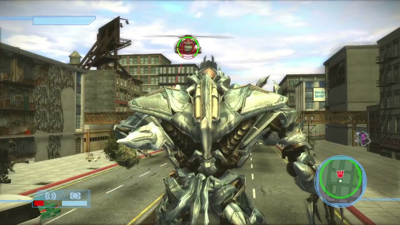 Transformers the game Megatron vs Blackout and Starscream YouTube