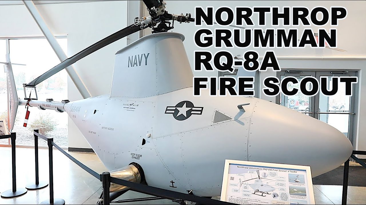 NORTHROP GRUMMAN RQ8A FIRE SCOUT UAV drone at PATUXENT RIVER NAVAL