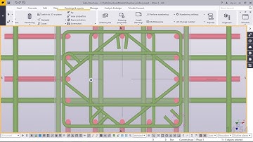 How to Arrange Four pieces of Ties in a Concrete Column | Tekla Structures