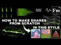 How I design Snares from scratch for Rok, Clif Shayne, Ronny J & More | Serum & FL Studio Tutorial