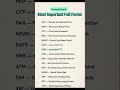 Most Important Full Forms in English 📚 | Daily Use Abbreviations You Must Know 🚀
