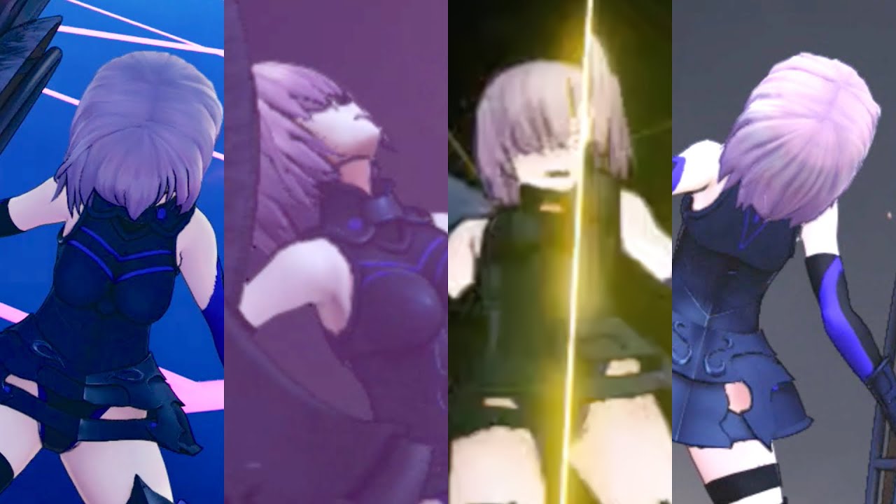 【リョナ】 FGOAC マシュ 宝具集 【Ryona】