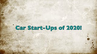 Car Start-Ups of 2020