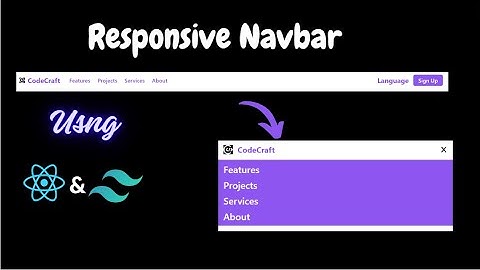 Building a Sleek and Responsive Navbar in React and Tailwind CSS.