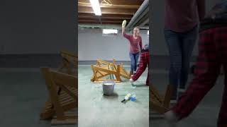 Full Basement Makeover Part 5 | DIY Home Remodel on a Budget | Basement Cleanup | The Nut House