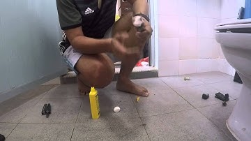 How to  start fire, using fire starter; leatherman signal