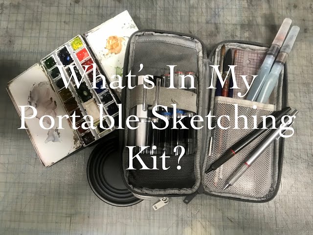 What is in my sketching kit? 