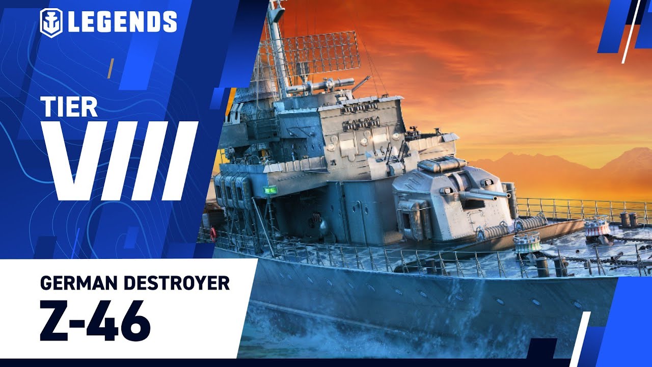 World of Warships: Legends | Tier VIII German Destroyer Z-46
