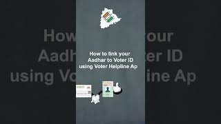 Learn how to link your Aadhar to Voter ID #electioncommissionofindia #CEOTelangana #AadharToVoterID screenshot 2