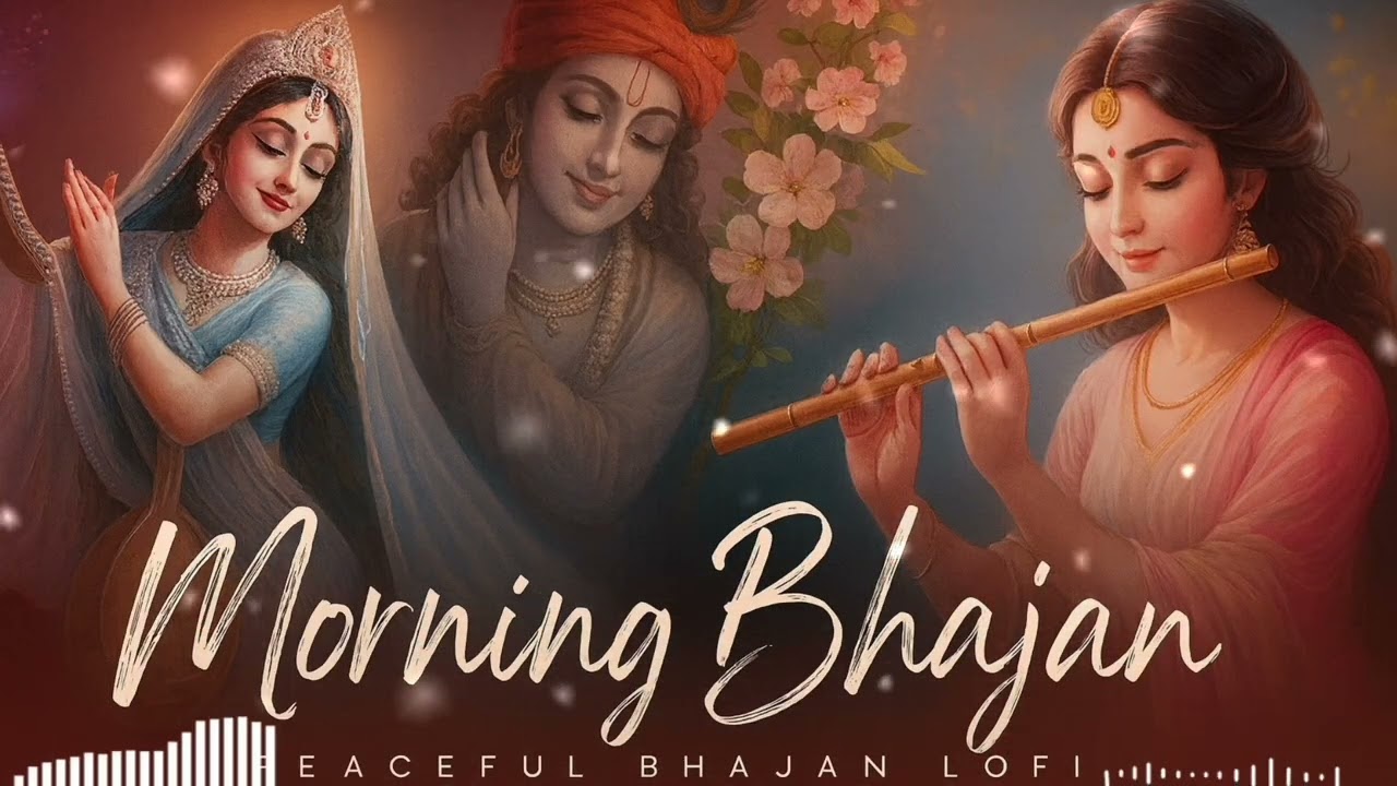 🌼New bhajan radha krishna | RadhaKrishna | Morning Bhajan I Lofi Bahan | Suno ai 📹