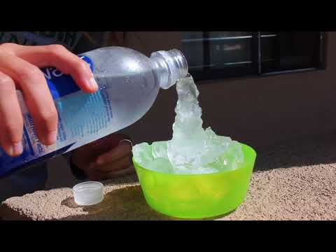 Supercool Water Instant Freeze on Ice