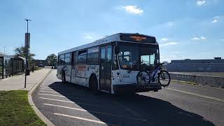 New Jersey Transit 2012 NABI 416.15 #6204 leaving Hamilton Mall on the 502 line