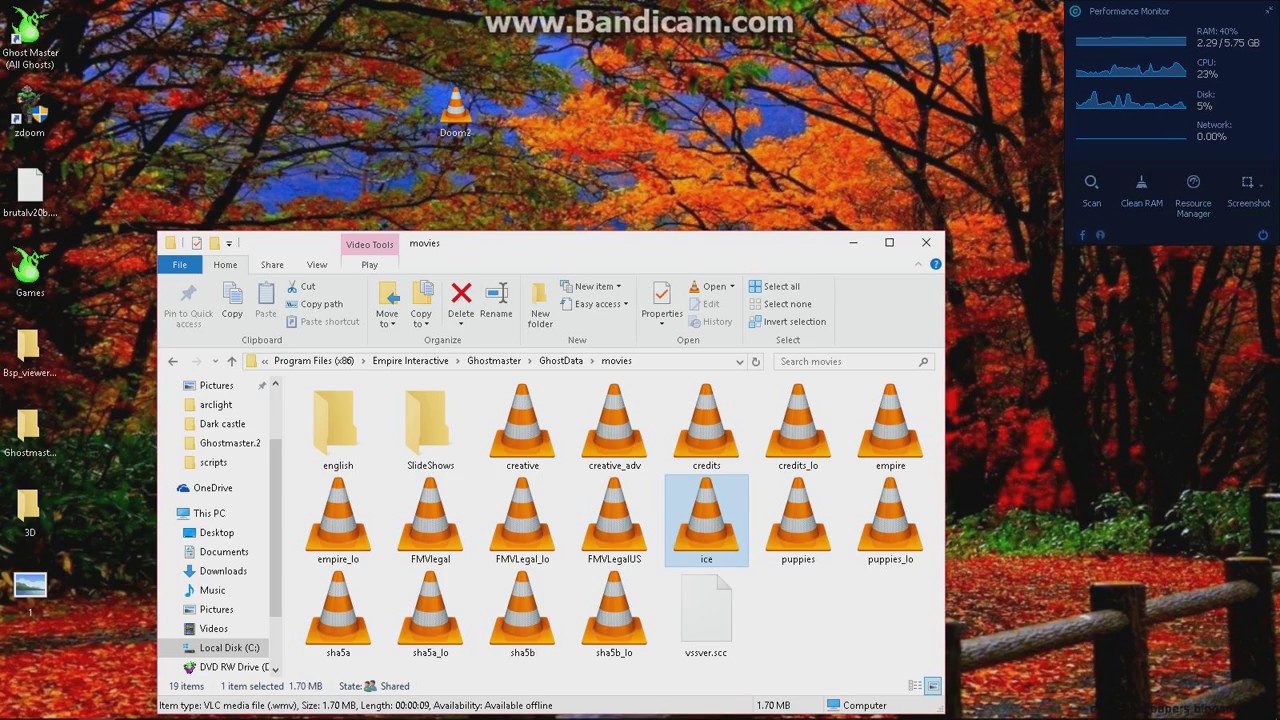 Ghosmtaster- Hidden movie in the games files