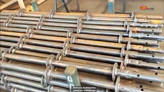 Ringlock Standards Manufacturing - Ring System Posts - Vertical Part of the Ring Lock Scaffolding