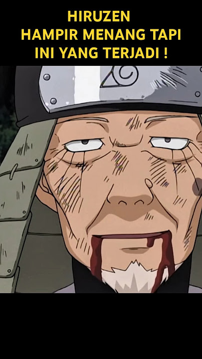 KEMATIAN TRAGIS HOKAGE KE 3 HIRUZEN VS OROCHIMARU #shorts