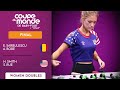 2022 itsf world cup  women doubles final  e sarbulescu  a bobe  vs h smith  s rue 